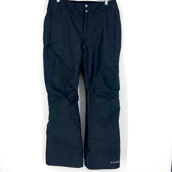 Columbia Insulated Omni-Tech Ski Snow Pants Charcoal Gray Size Medium - Picture 2 of 9